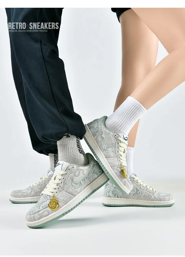 Anaconda AJ AF1 Unisex Sneakers Detail