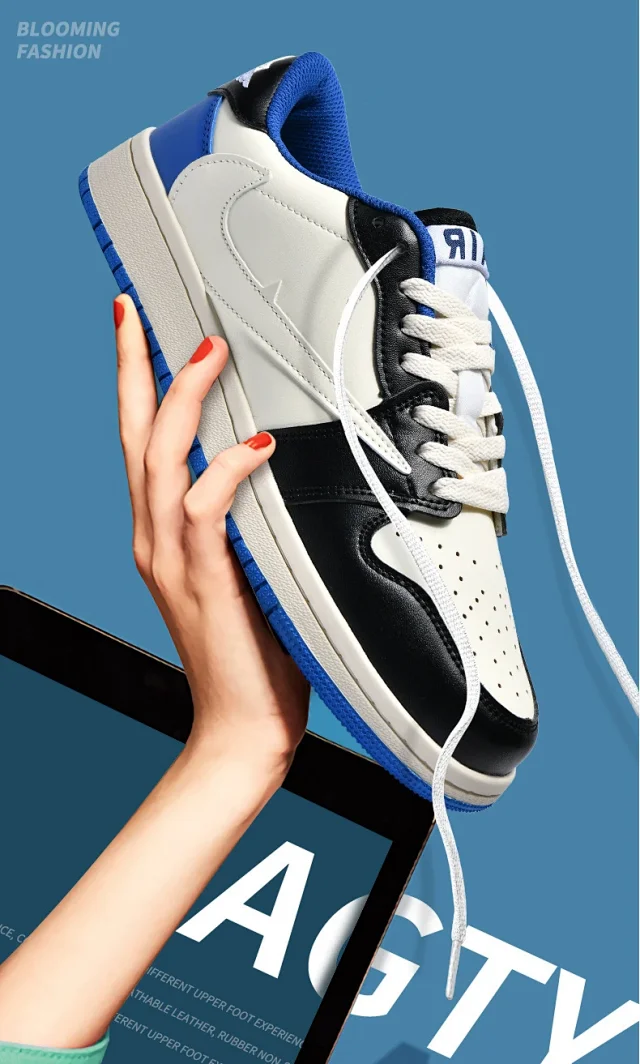 AJ Dunk Panda Unisex AF1 Lifestyle Shoe Detail