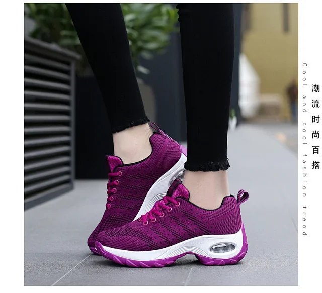 Women's Air Cushion Platform Walking Shoes Detail