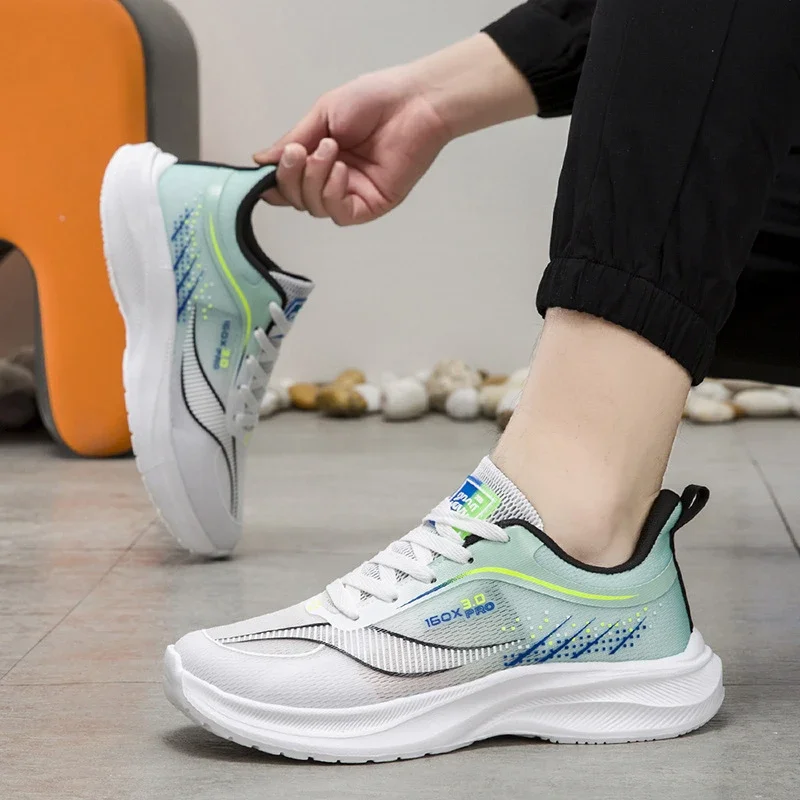 Youth Men's Breathable Mesh Running Shoes