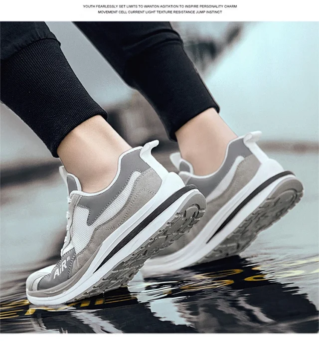 Men's Breathable Flyknit Running Shoes SS2025 Comfy Detail