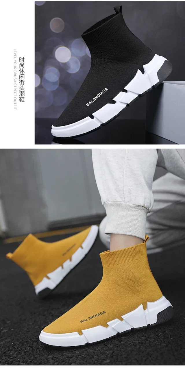 Men's '23 Running Sock Shoes Stylish Detail