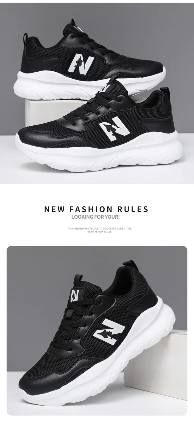 Unisex Couple Lightweight Platform Running Sneakers Detail