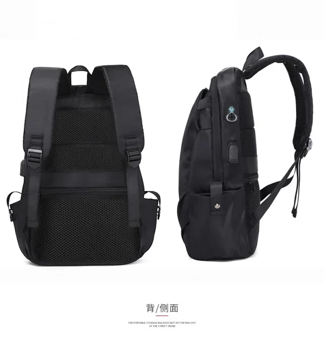 Water-Resistant Printed Travel Backpack Detail