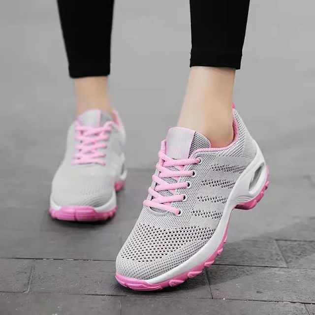 Women's Air Cushion Platform Walking Shoes Detail