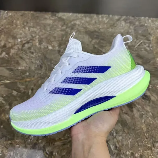 Men's Trendy Versatile Cushion Pure White Sneakers Detail