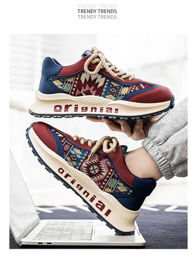 Spring 2025 Embroidered Lift Comfort Sneakers Detail