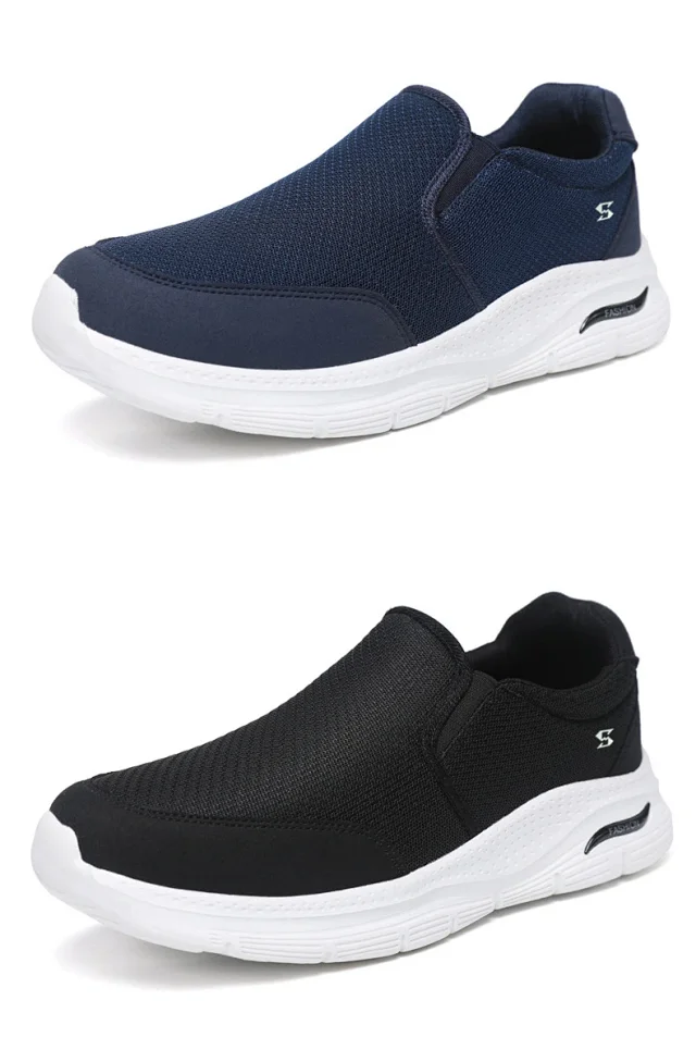 Men's Slip-On Mesh Casual Walking Shoes Detail
