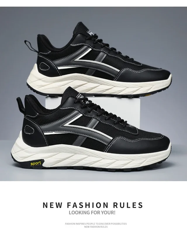 Unisex Mesh Lightweight Running Sneakers Detail