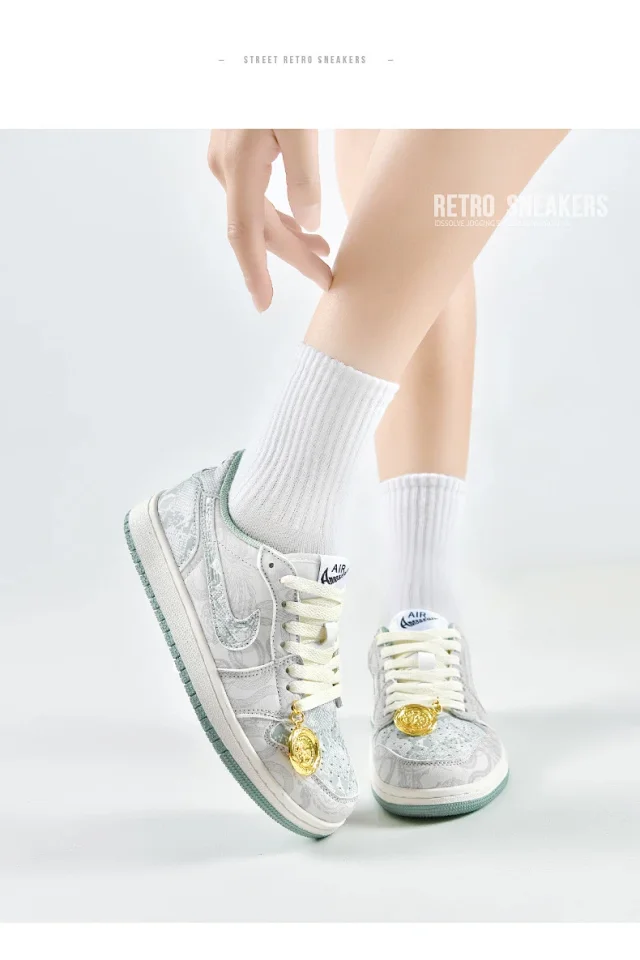 Anaconda AJ AF1 Unisex Sneakers Detail