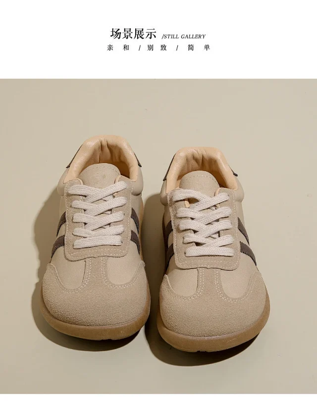 Ins KR New Corti Women Sneakers 2025 Fall Chic Detail