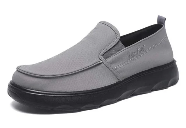 Summer Men's Beijing Cloth Driving Slip-ons Detail