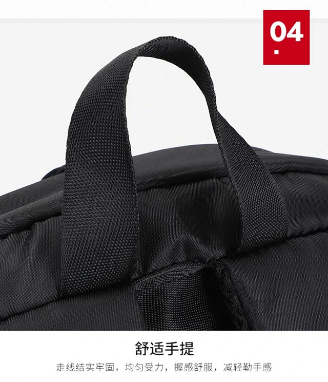 Water-Resistant Printed Travel Backpack Detail