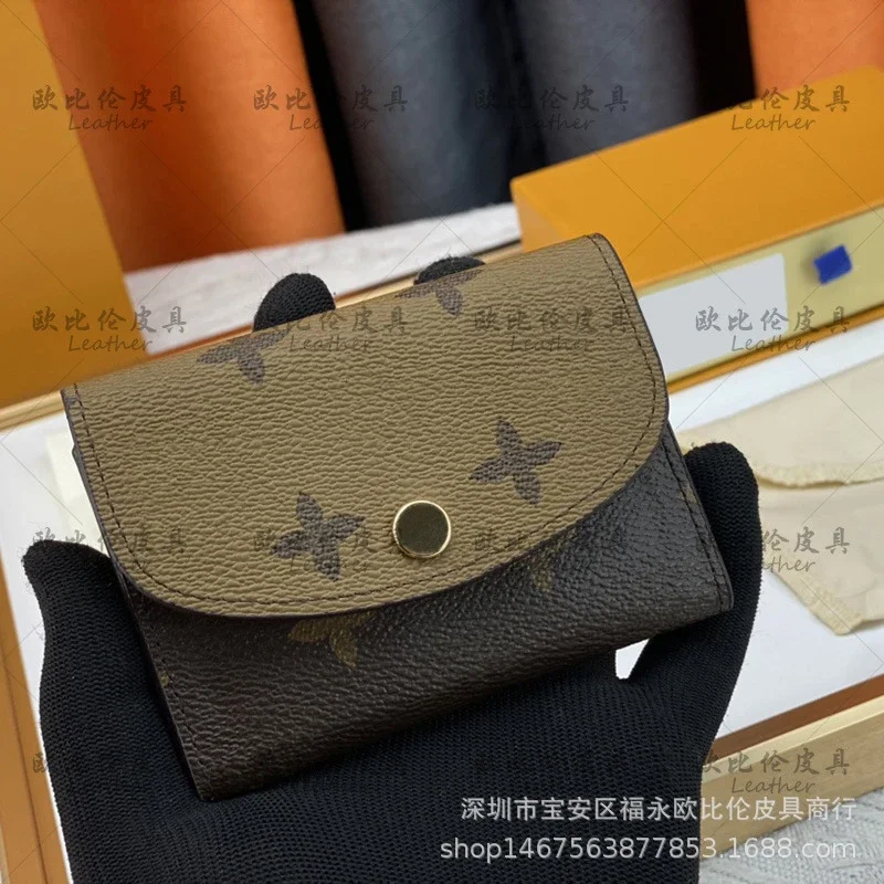 M41939 Genuine Leather Women's Wallet Gold-tone