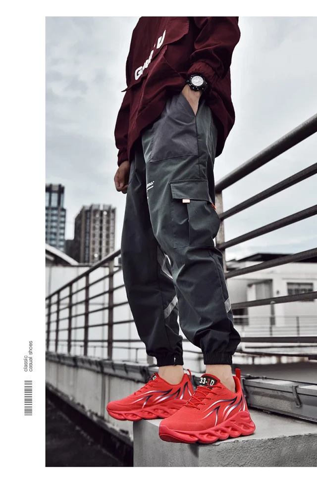 Men's Trendy Korean Blade Running Shoes Detail