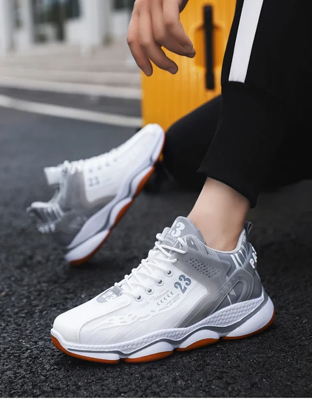Men's Chunky Lightweight Trendy Dad Sneakers Detail