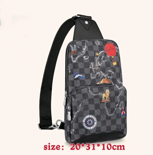 Men's 2025 Fashion Sling Bag Detail