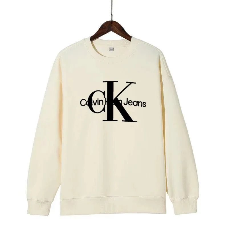 Calvin Klein Jeans Logo Sweatshirt Beige