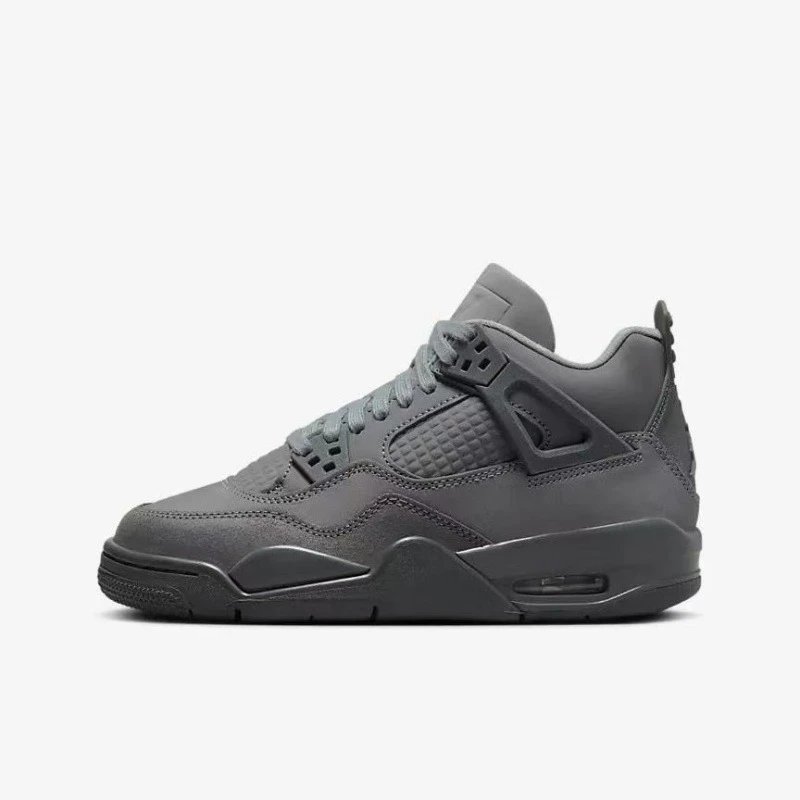 AJ4 black and white panda oxidation green black cat black gray white cat Qiao 4 anti slip and wear-resistant versatile men's and women's basketball shoes