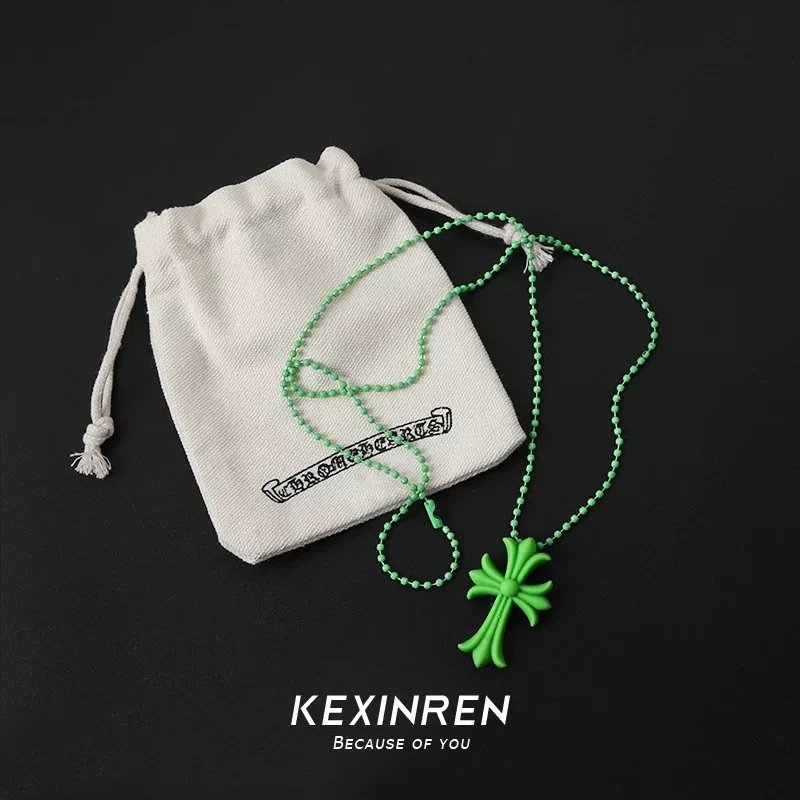 Silicone Chrome Hearts Necklace