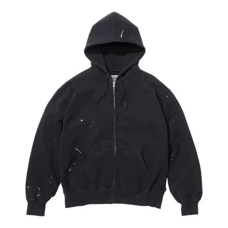 BOX Hoodie Black Splatter