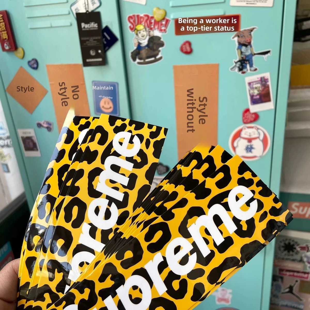 Supreme Shanghai Sticker