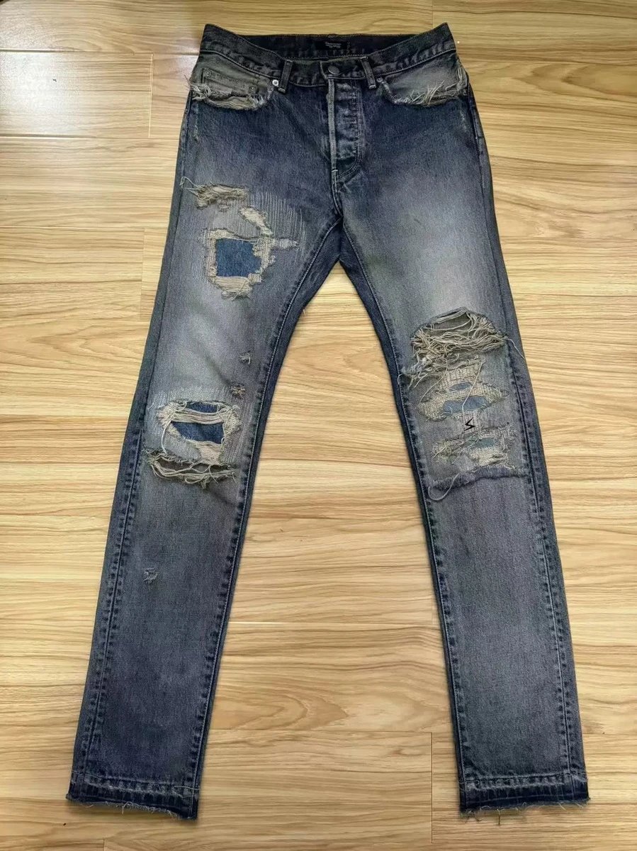 Undercover Silver Yarn Jeans