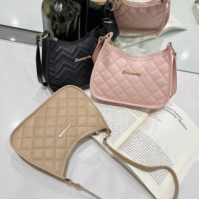 绣花腋下包新款2025ladies handbag外贸包包女批发时尚百搭单肩包
