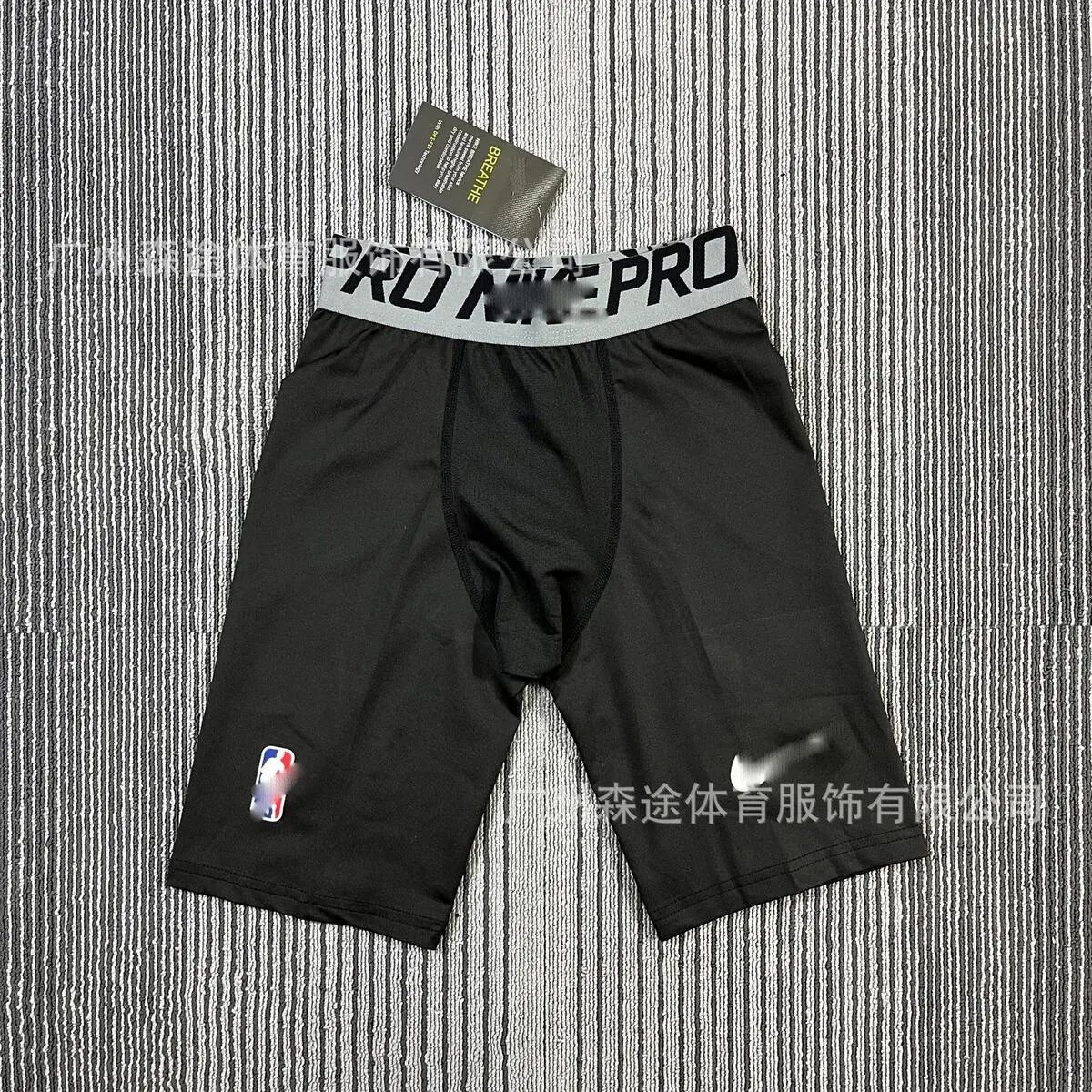 5-point tight pants NBA black