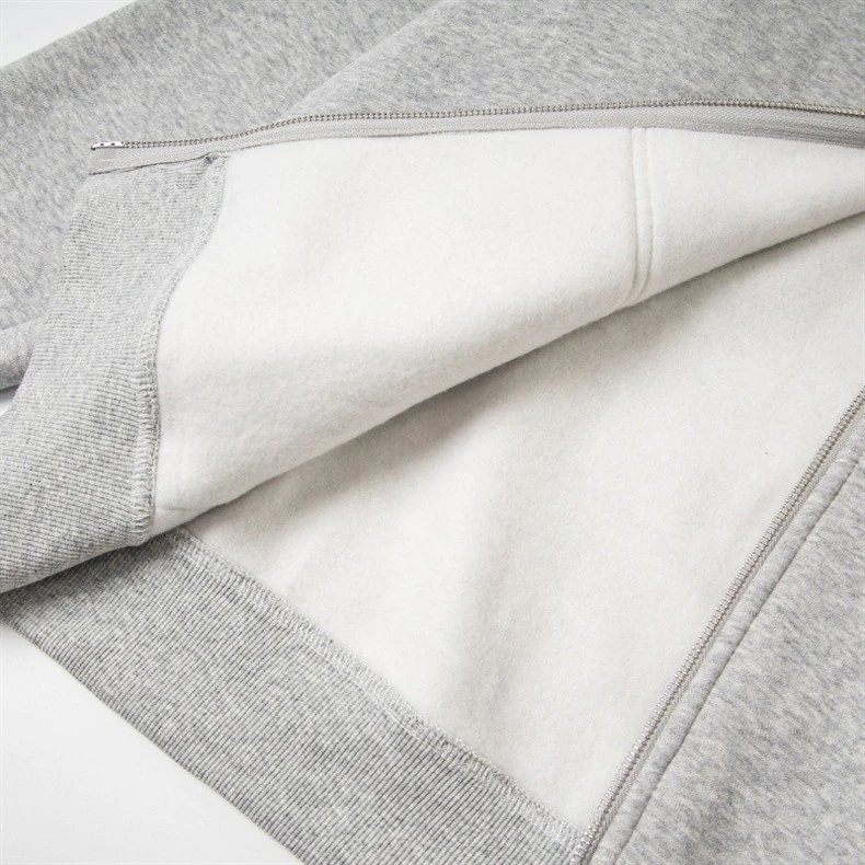 Off-White Hoodie Gray Zip-Up Hoodie - 17