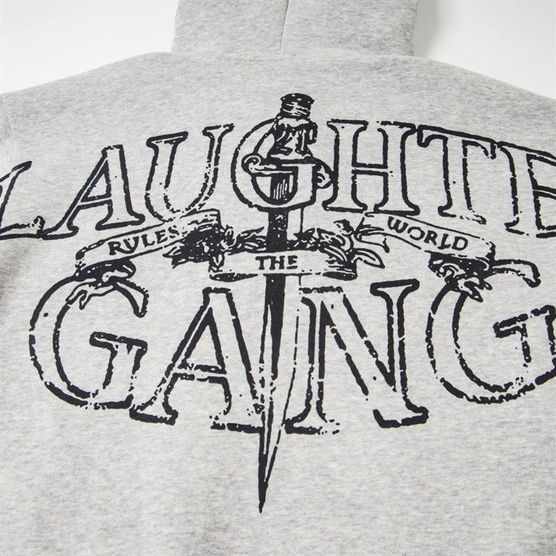 Off-White Hoodie Gray Zip-Up Hoodie - 13