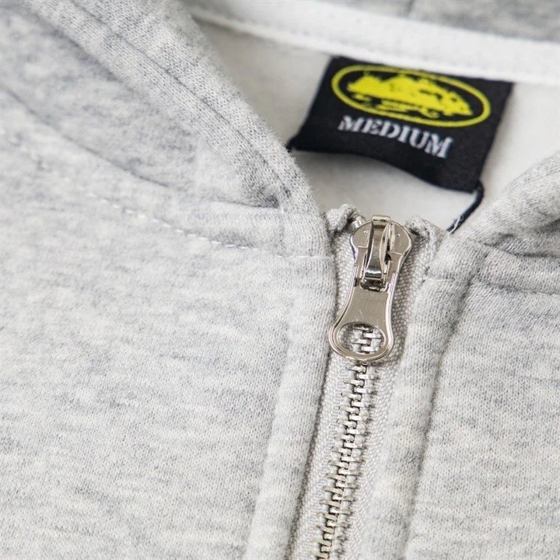 Off-White Hoodie Gray Zip-Up Hoodie - 9