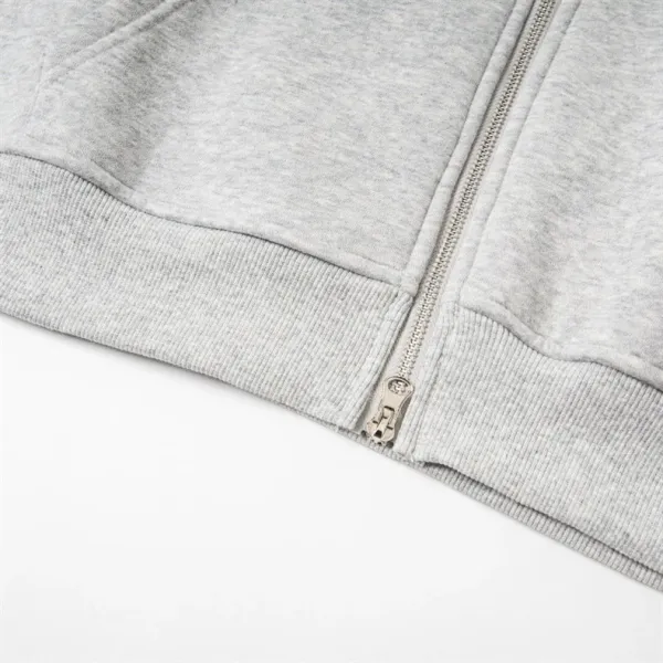 Off-White Hoodie Gray Zip-Up Hoodie - 18