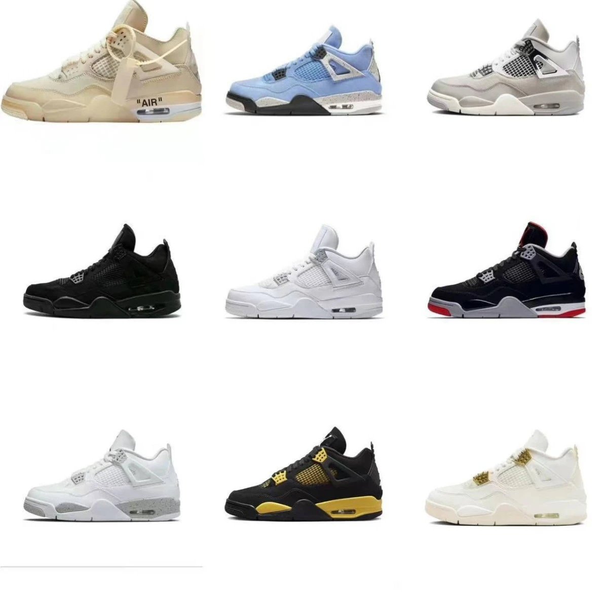 AJ4 basketball shoes and sports shoes