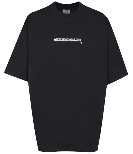 Vetements WWW T-Shirt Black - 1
