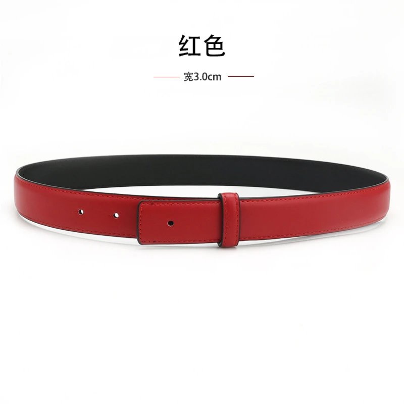 2.8cm red single strap with 3.0cm buckle