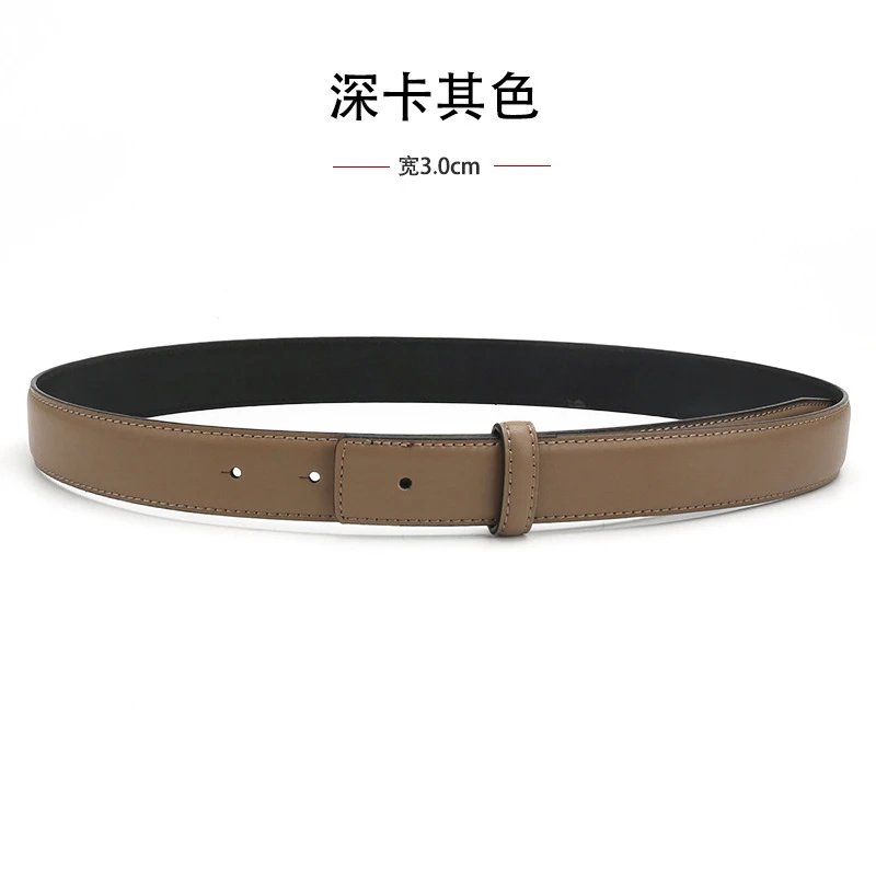 2.8cm deep khaki single strap with 3.0cm buckle
