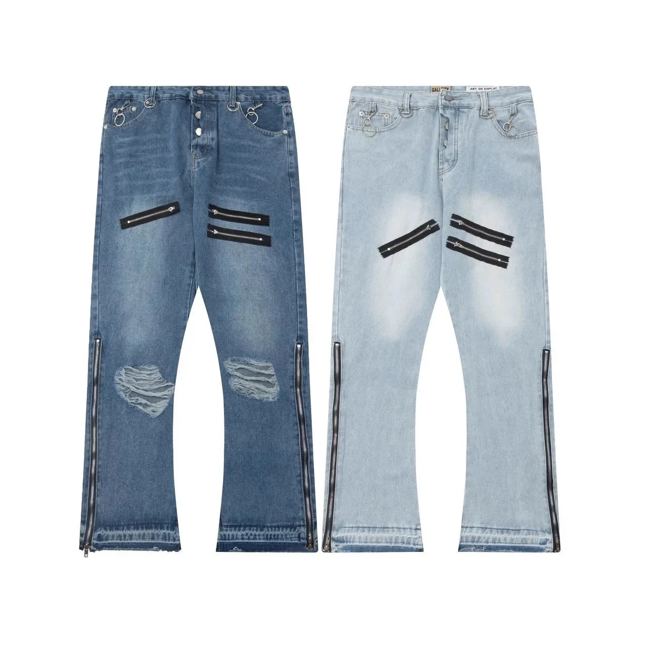 Gallery Dept. Ripped Biker Jeans