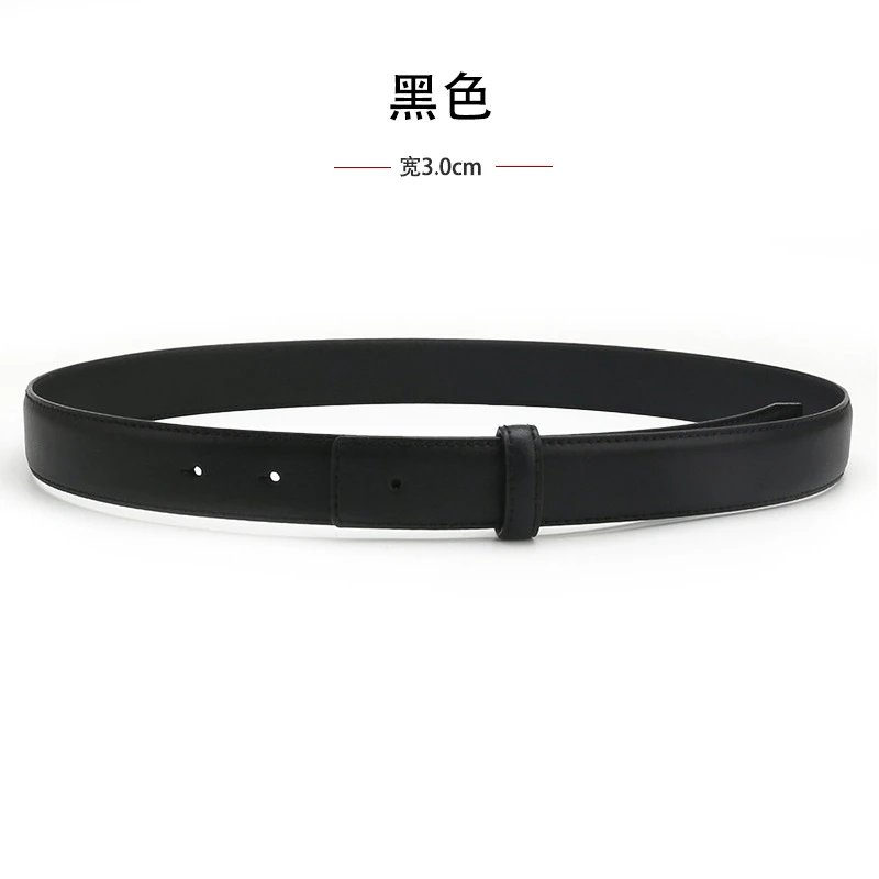 2.8cm black single strap with 3.0cm buckle