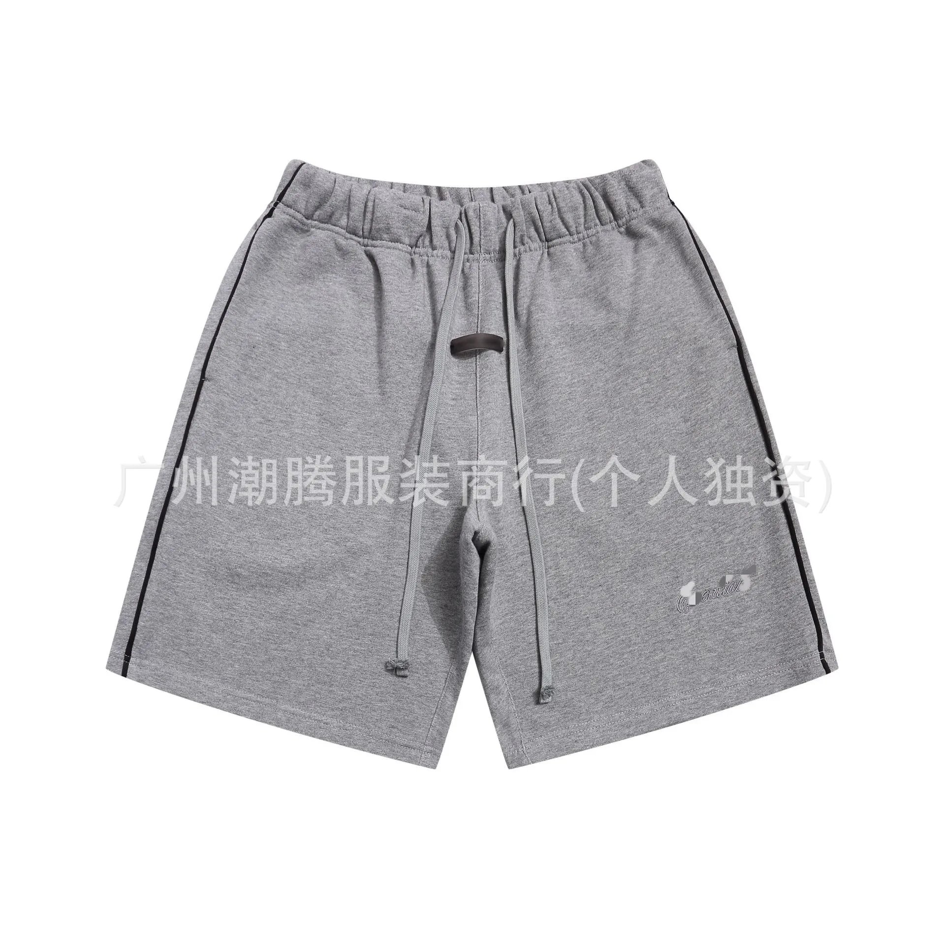 Essentials Heather Grey Drawstring Sweat Shorts - rep Essentials