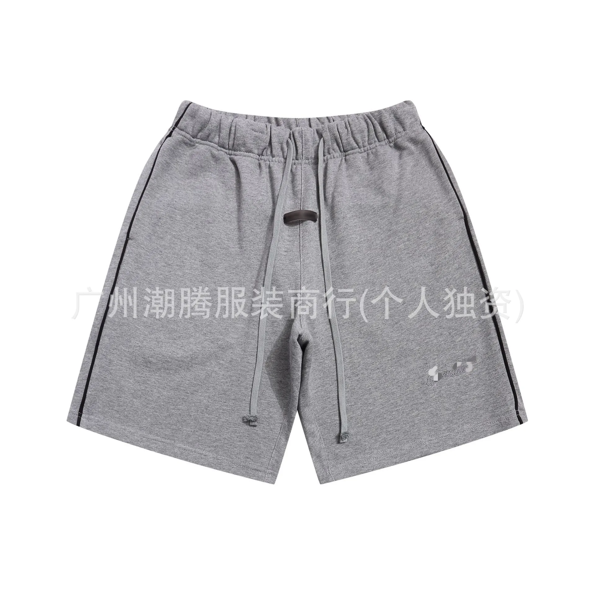 Essentials Heather Grey Drawstring Sweat Shorts