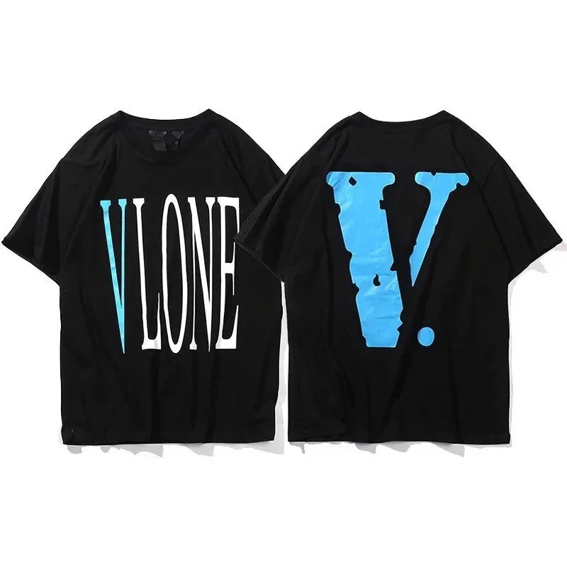 VLONE T-Shirts Short-Sleeve Graphic Logo T-Shirt — 37