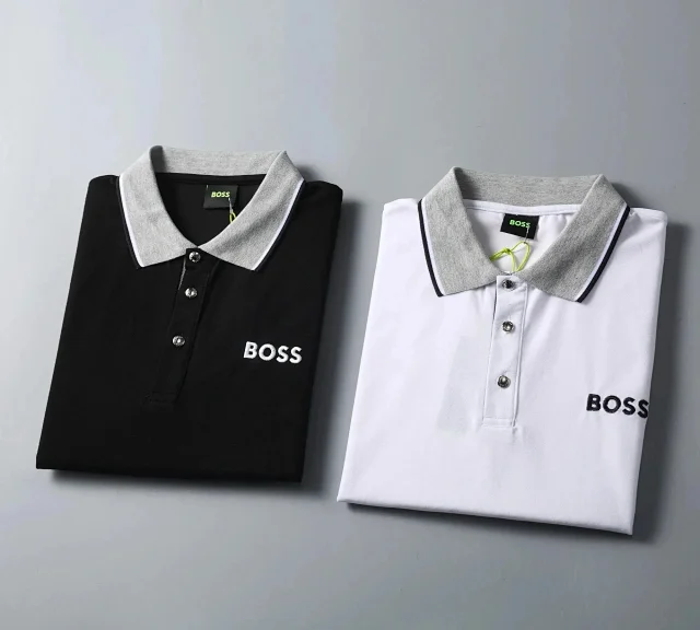 BOSS Shirts Short-Sleeve Polo Shirt with Contrast Trim product detail image 6