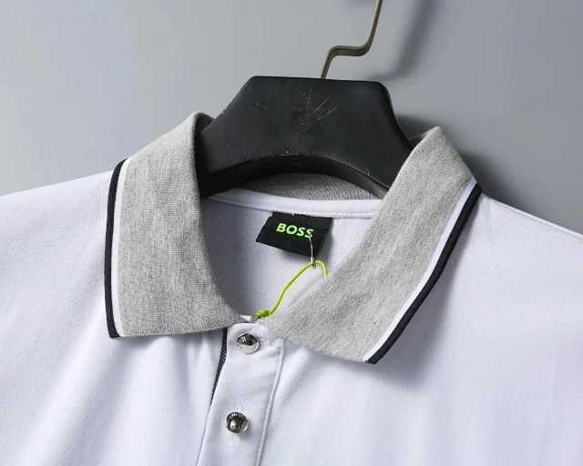 BOSS Shirts Short-Sleeve Polo Shirt with Contrast Trim product detail image 4
