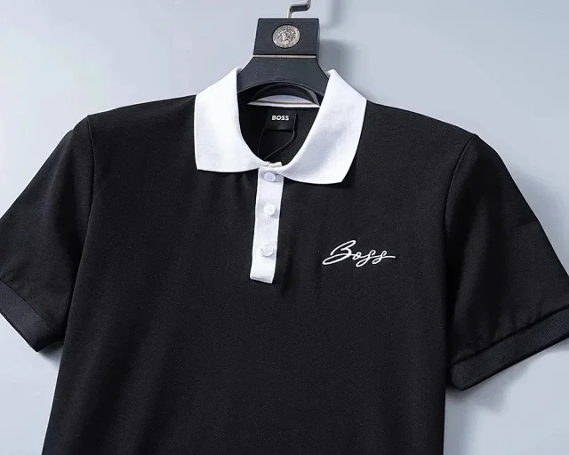 BOSS Shirts Short-Sleeve Polo Shirt with Contrast Trim product detail image 10