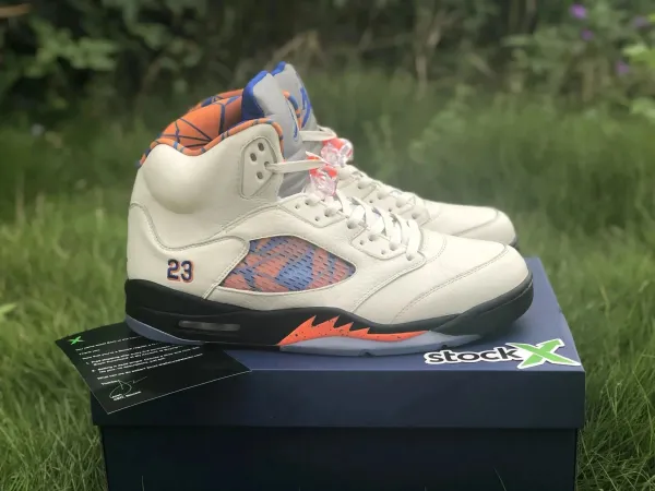 Air Jordan 5 Retro 'Orange Blaze' Basketball Sneakers - 1
