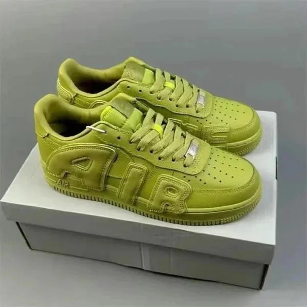 Nike Air Force 1 Low Volt Green Sneakers - 1