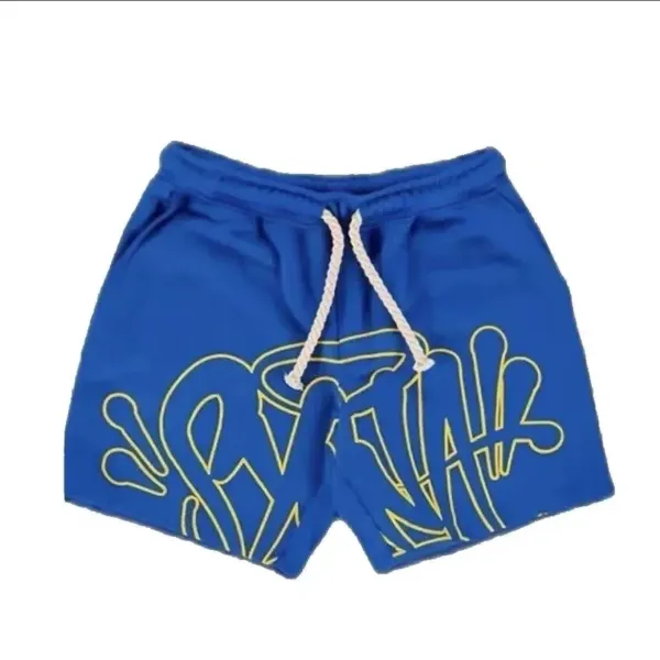 Off-White™ 'VOLT' Graphic Shorts Blue - 1