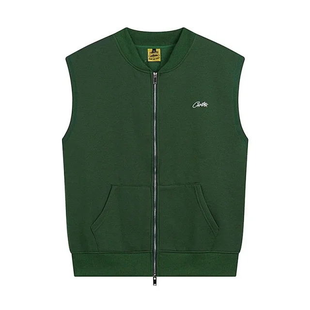 Corteiz Vests Zip-Up Sweat Vest with Kangaroo Pockets product detail image 6