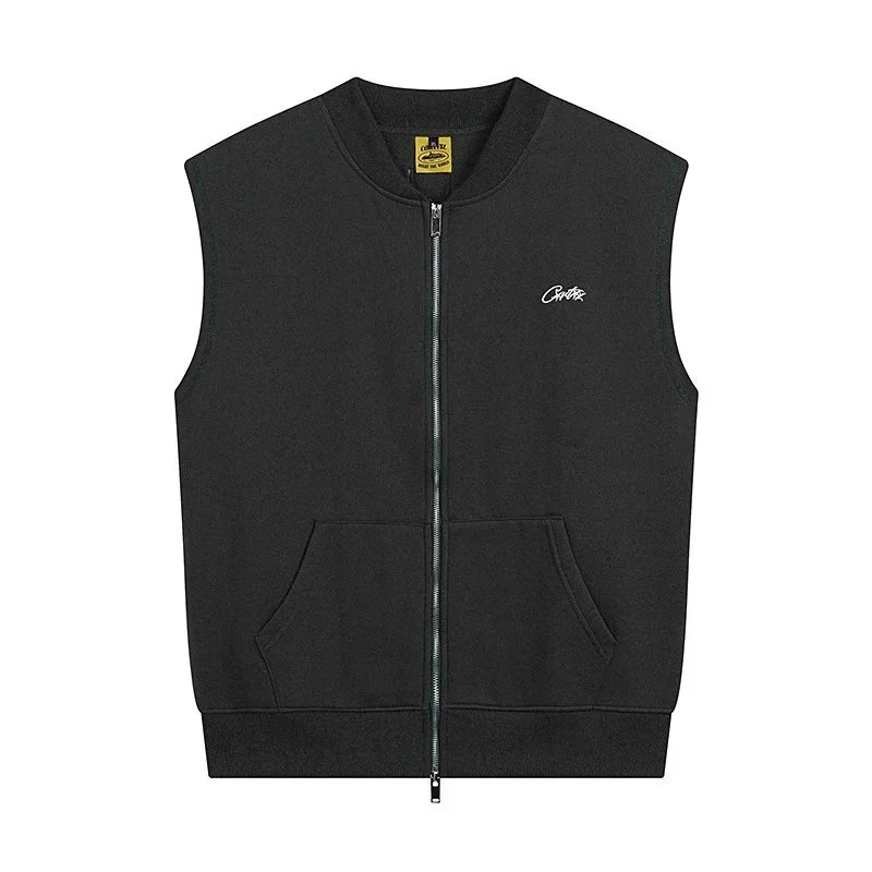 Corteiz Guerillaz Ribbed Tank Top Black - 6